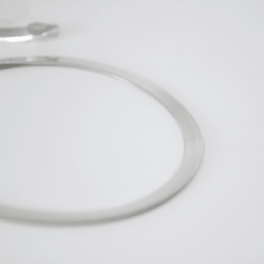 Herringbone Bracelet - Silver - Indigo Finery