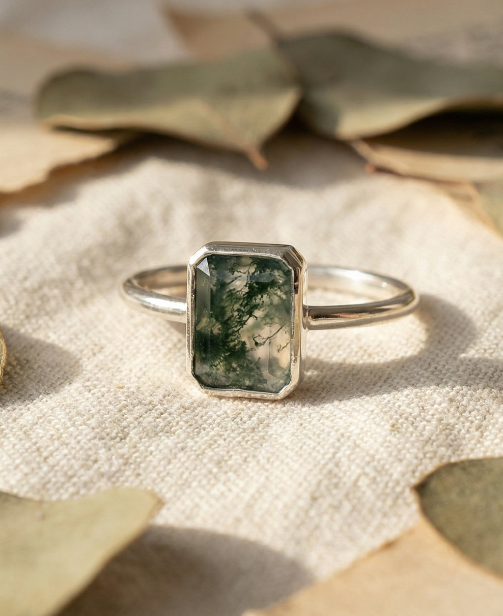 Basil - Moss Agate